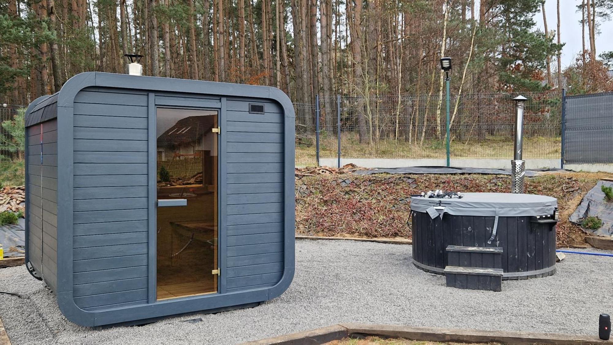 Bosko Domki Z Sauna I Balia W Sulminie Obok Gdanska Exterior foto